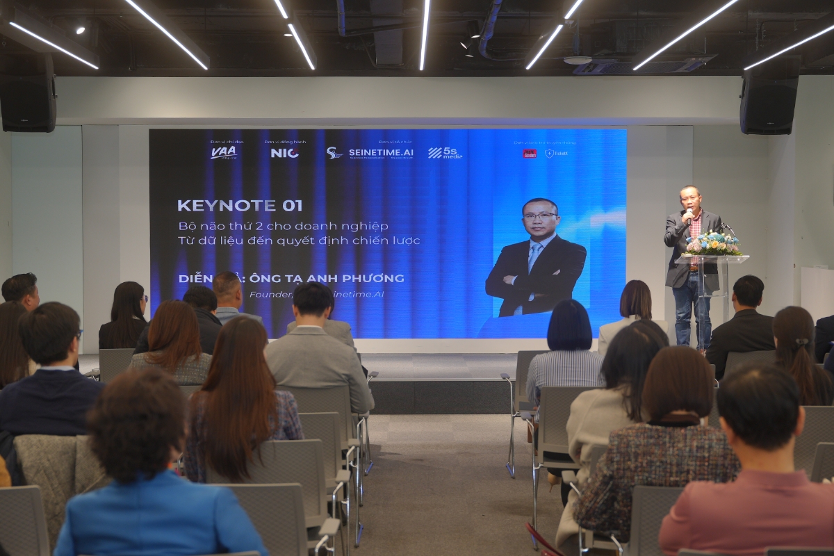 Ông Tạ Anh Phương, Founder & CEO Seinetime, chia sẻ tại sự kiện