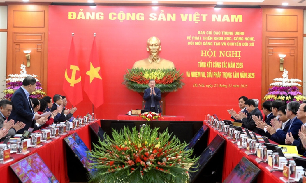Tổng Bí thư Tô Lâm: Lấy kết quả làm thước đo trong phát triển khoa học, công nghệ và chuyển đổi số từ năm 2026