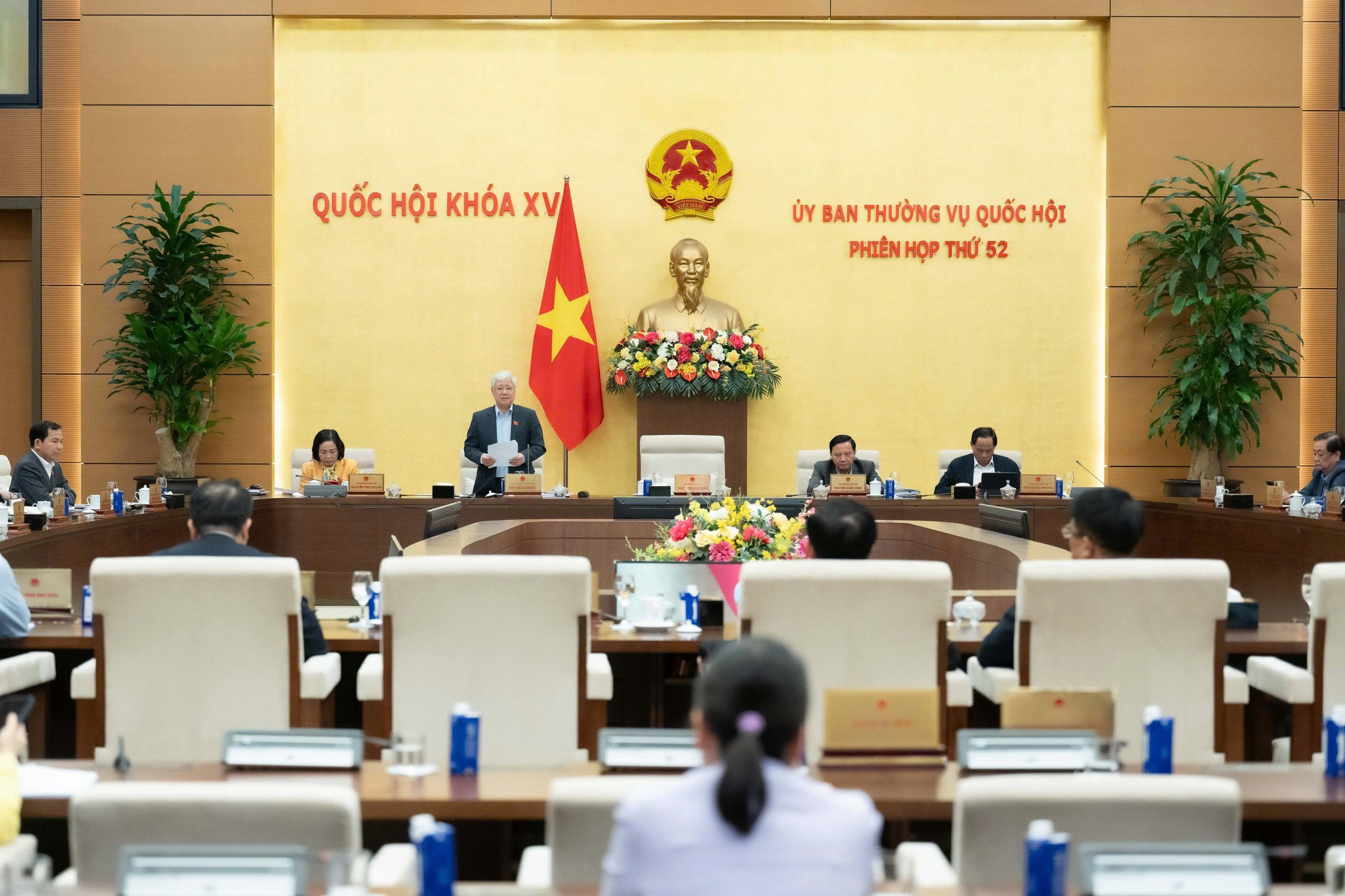 Quang cảnh Phiên họp của Ủy ban Thường vụ Quốc hội chiều 24/12. Ảnh: Quốc hội.