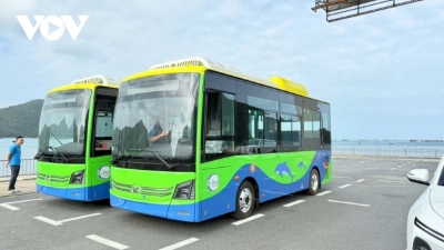 First electric bus line inaugurated in Con Dao Special Zone