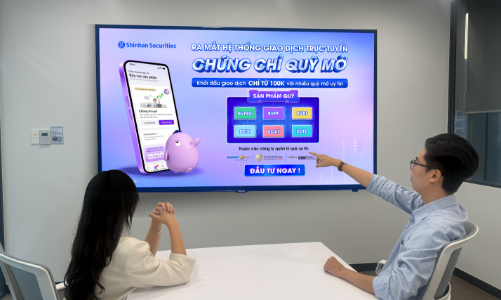Chứng khoán Shinhan lần đầu ra mắt hệ thống giao dịch trực tuyến chứng chỉ quỹ mở