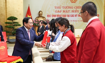 Thủ tướng biểu dương học sinh đoạt giải tại các kỳ thi quốc tế năm 2025