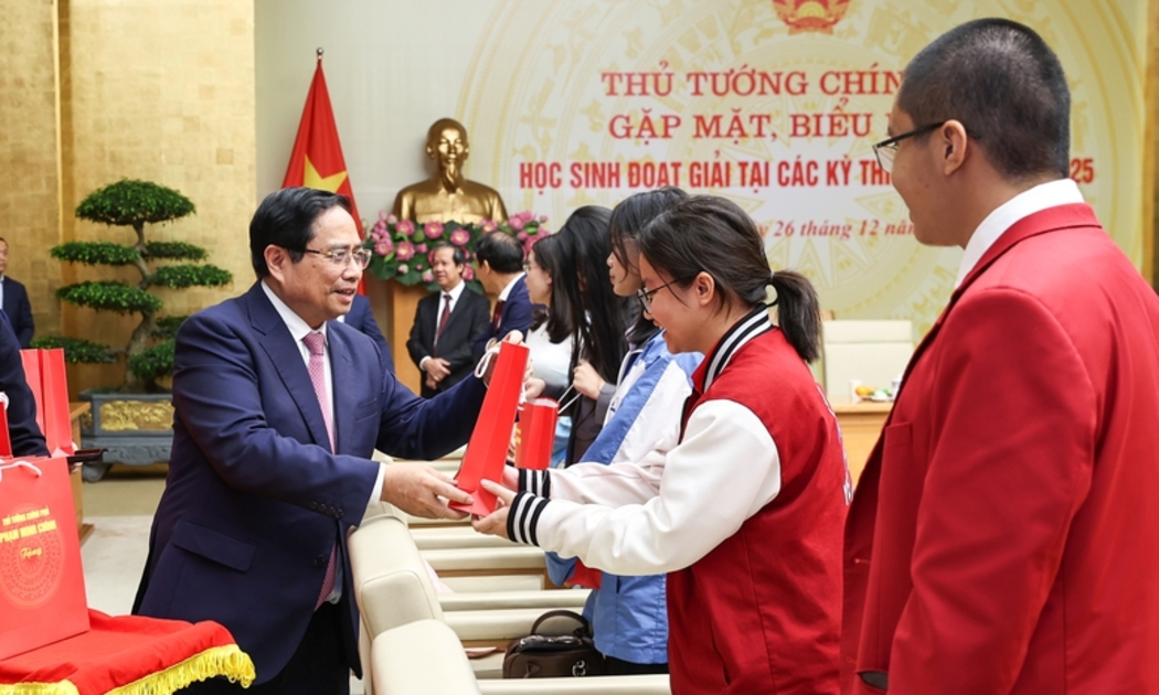 Thủ tướng biểu dương học sinh đoạt giải tại các kỳ thi quốc tế năm 2025