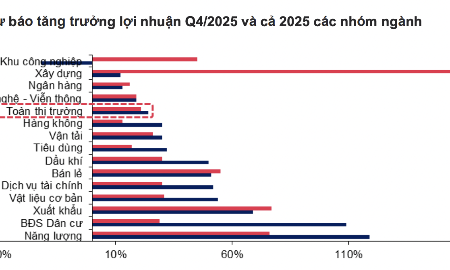 Lợi nhuận năm 2025: Cán đích thành công, nhóm Năng lượng