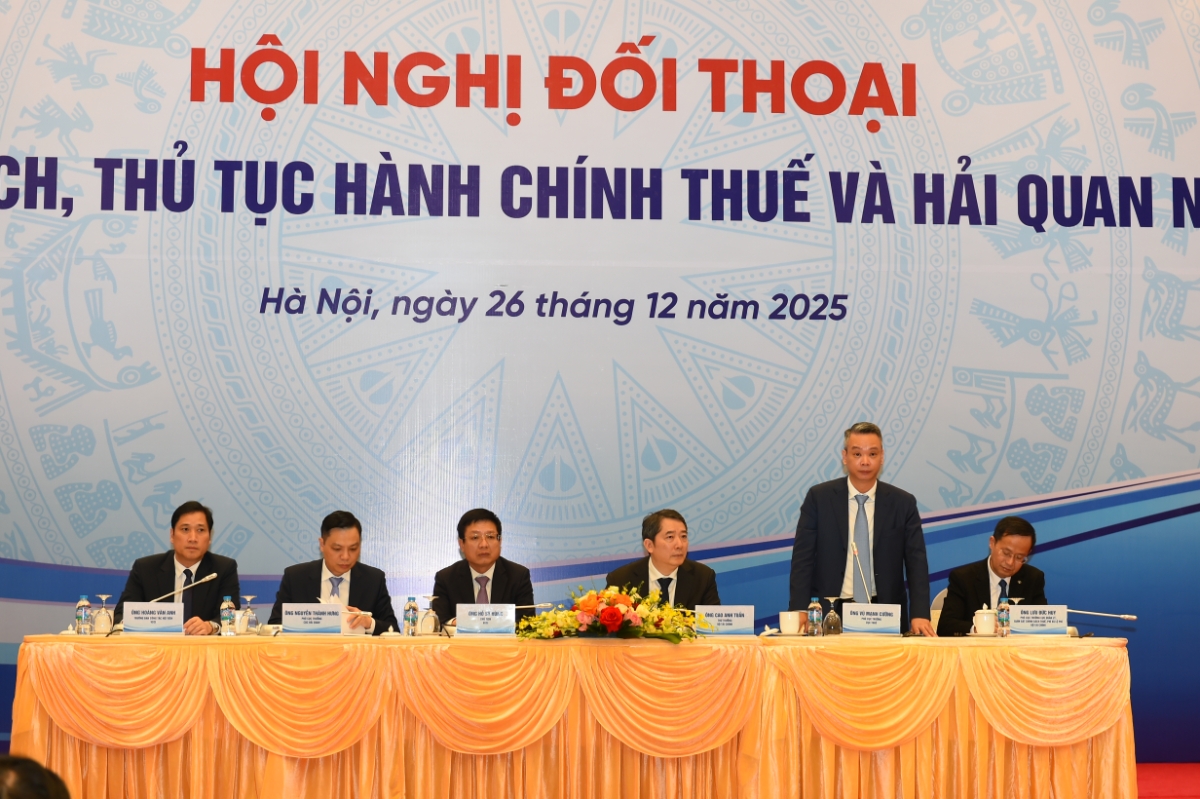 Hội nghị đối thoại giữa Bộ Tài chính với người nộp thuế về chính sách, thủ tục hành chính thuế và hải quan năm 2025