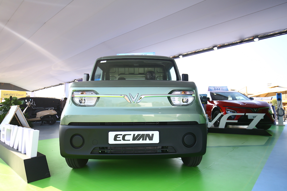 <i>Đáng chú ý là lần đầu tiên tại Triển lãm Phương tiện di chuyển 2025 chính thức xuất hiện hai mẫu xe hoàn toàn mới: Minio Green và EC Van phiên bản thương mại.</i>