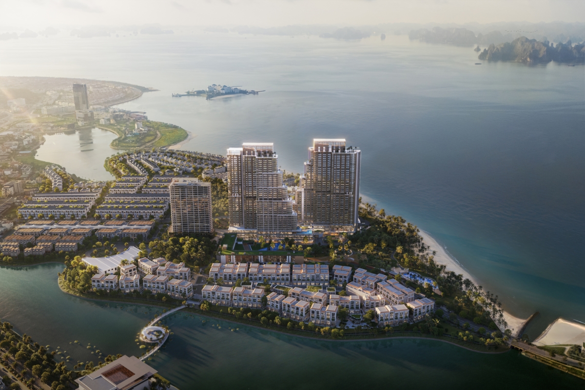 Từ Aria Bay có thể tiếp cận trong tầm bước chân đến các điểm chạm thuộc Marina Bayfront District: phố đi bộ, Grandbay Halong Shophouse, khu phố thương mại Marina Terrace, nhà hàng Hồng Hạnh Signature…