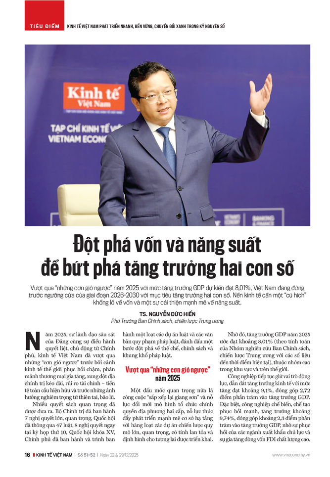 Đột phá vốn và năng suất để bứt phá tăng trưởng hai con số - Ảnh 19