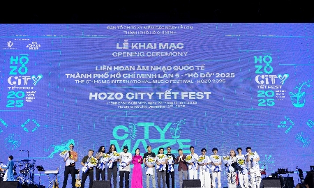 TP. Hồ Chí Minh khai mạc chuỗi hoạt động văn hóa, âm nhạc Hozo City Tết Fest 2025 chào đón năm mới