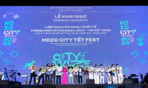 TP. Hồ Chí Minh khai mạc chuỗi hoạt động văn hóa, âm nhạc Hozo City Tết Fest 2025 chào đón năm mới