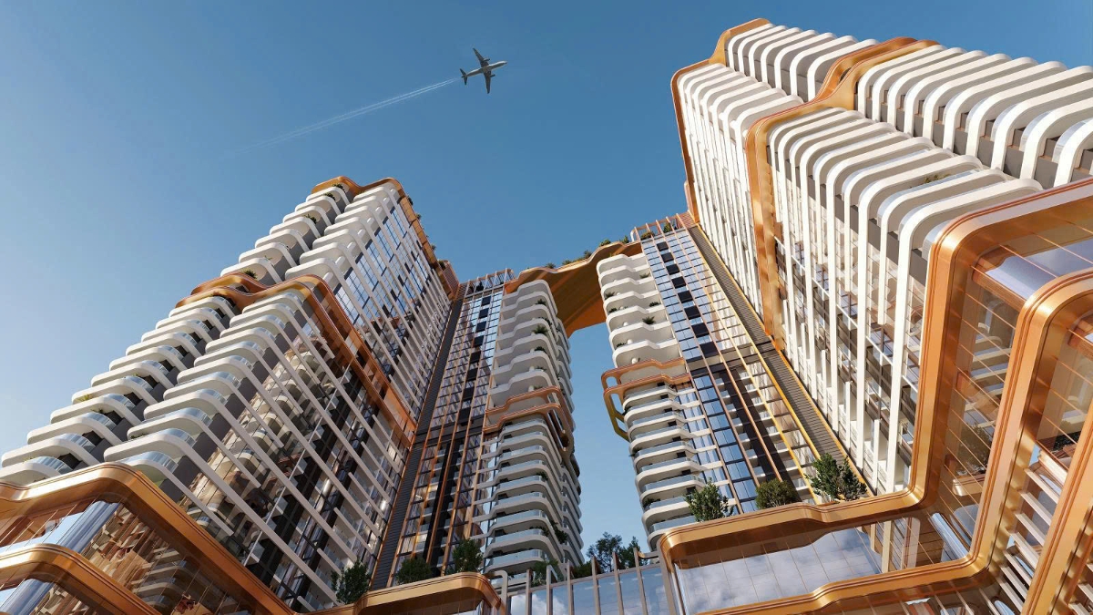 Thiết kế sở hữu bể bơi và sân vườn cùng tầm nhìn thu trọn phố cổ và sông Hồng.&nbsp;