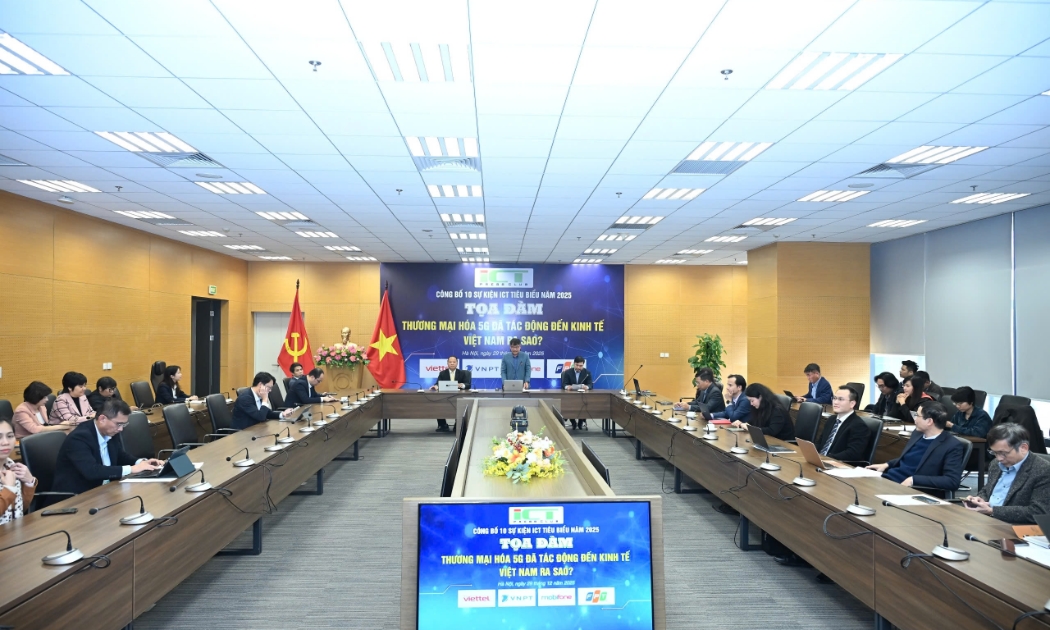Câu lạc bộ Nhà báo Công nghệ thông tin Việt Nam (ICT Press Club) công bố 10 sự kiện ICT tiêu biểu năm 2025 - Ảnh: Minh Sơn.