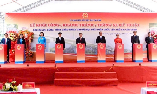 Quảng Ninh: Khởi công, khánh thành loạt công trình, dự án với tổng vốn đầu tư hơn 2.300 tỷ đồng