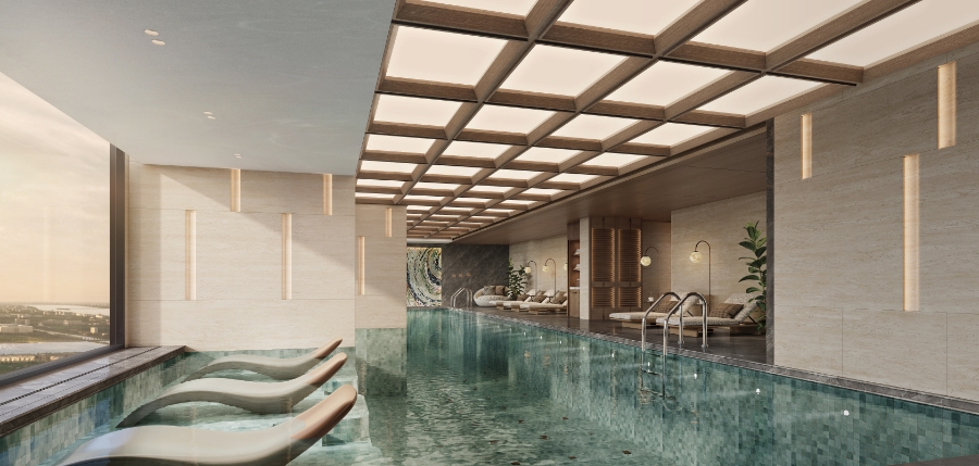 Hệ tiện ích tại LUMIÈRE Essence Peak được thiết kế như một hành trình tái tạo năng lượng nguyên bản.