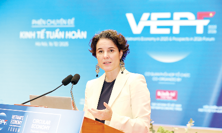 Bà Francesca Nardini, Phó Trưởng đại diện Chương trình Phát triển Liên hợp quốc (UNDP) tại Việt Nam.