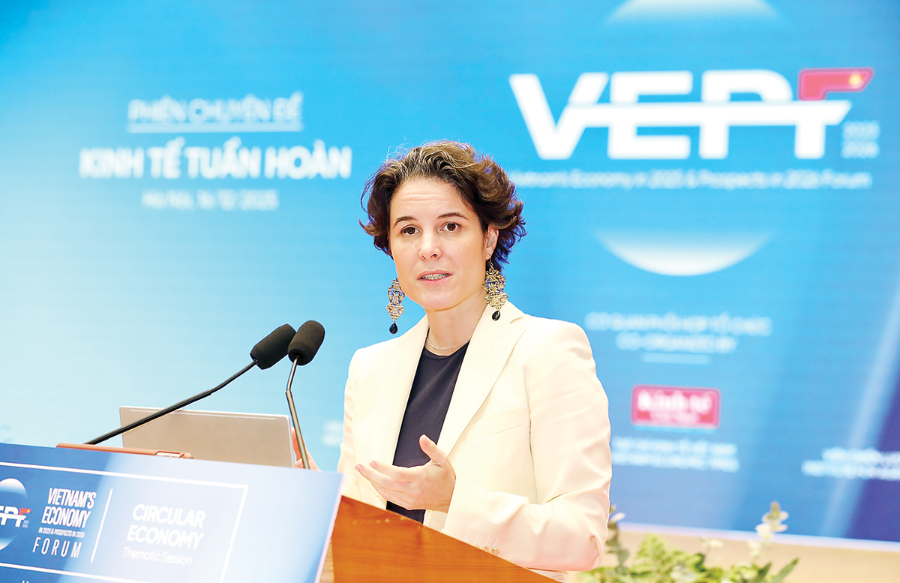 Bà Francesca Nardini, Phó Trưởng đại diện Chương trình Phát triển Liên hợp quốc (UNDP) tại Việt Nam.