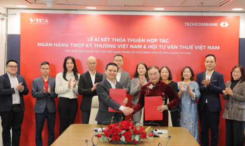 Techcombank hợp tác với Hội Tư vấn thuế Việt Nam hỗ trợ hộ kinh doanh chuyển đổi thuế và phát triển bền vững