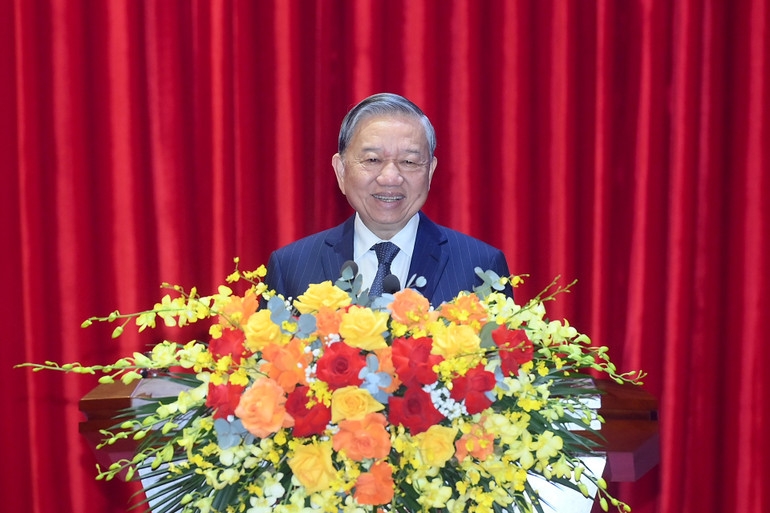 Tổng Bí thư Tô Lâm phát biểu chỉ đạo hội nghị. Ảnh: Nhân Dân