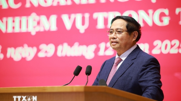 Thủ tướng Phạm Minh Chính: Đẩy mạnh triển khai chiến lược đối ngoại toàn diện ở tầm cao mới