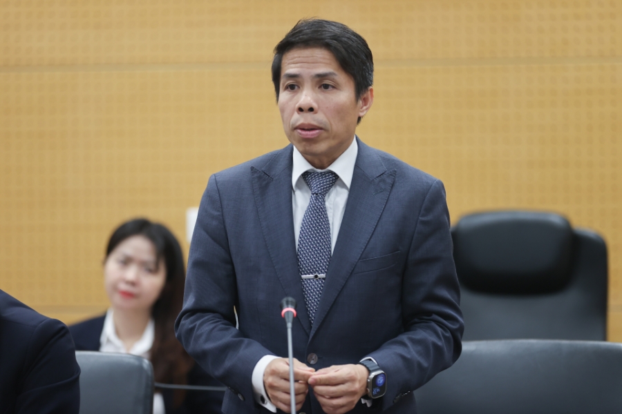 Ông Nguyễn Tuấn Huy,&nbsp; Phó Trưởng ban công nghệ Tổng công ty MobiFone chia sẻ tại tọa đàm