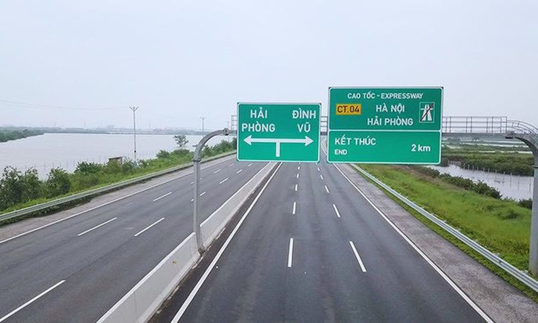 Cao tốc Hà Nội - Hải Phòng.