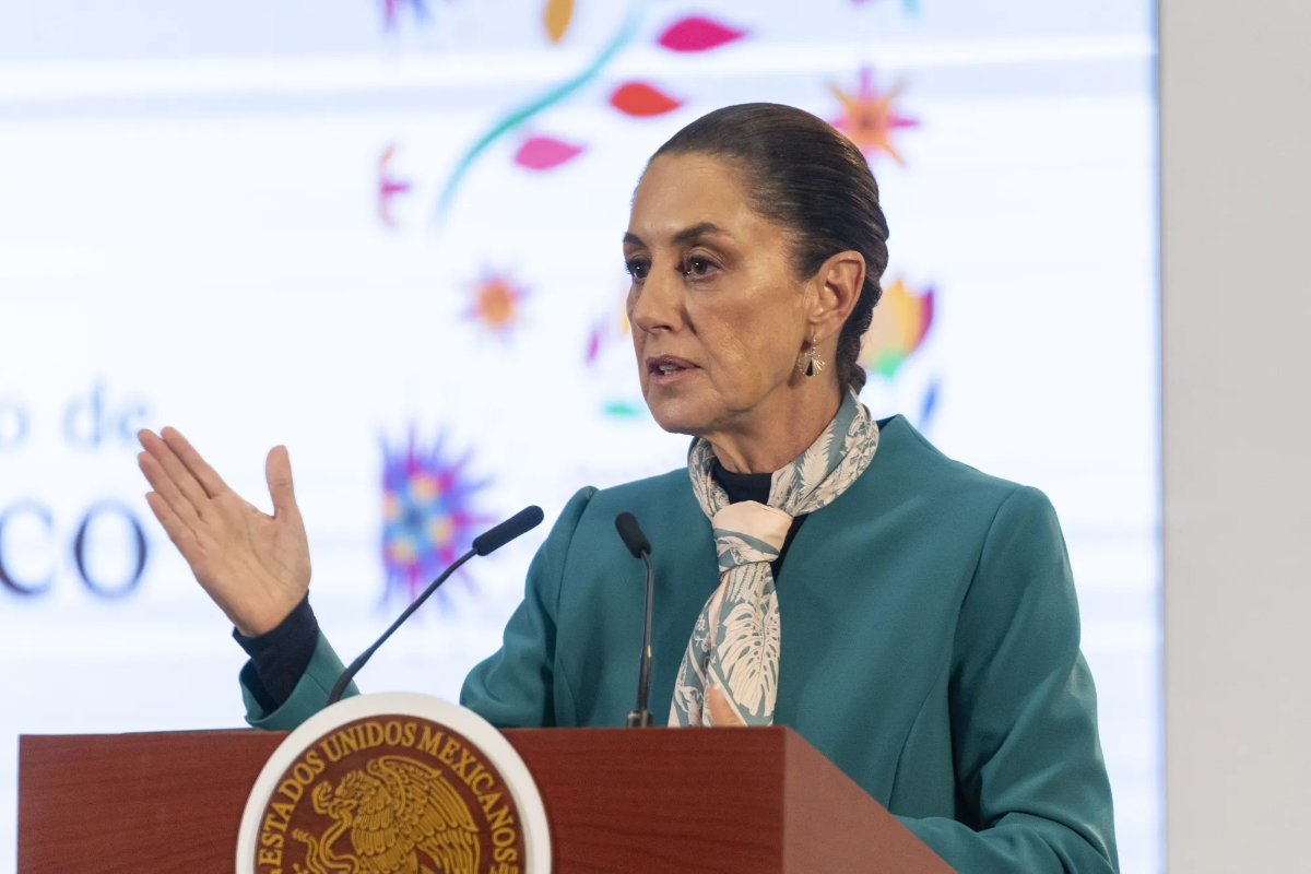 Tổng thống Mexico Claudia Sheinbaum - Ảnh: Bloomberg.