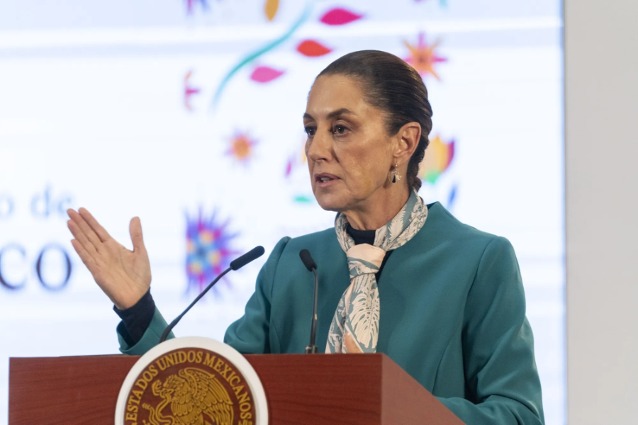 Tổng thống Mexico Claudia Sheinbaum - Ảnh: Bloomberg.