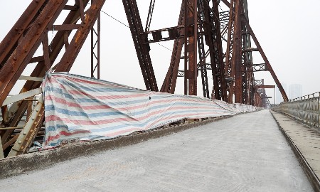 Cầu Long Biên trong đợt sửa chữa lớn nhất hơn một thế kỷ qua