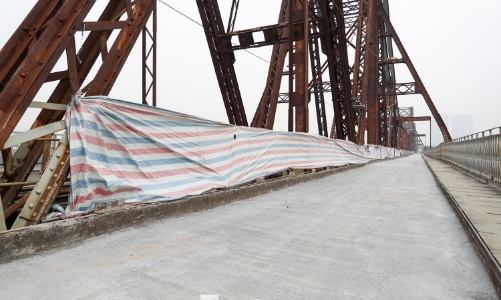 Cầu Long Biên trong đợt sửa chữa lớn nhất hơn một thế kỷ qua