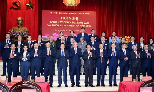 Tổng Bí thư Tô Lâm: Gắn công tác nghiên cứu lý luận, đào tạo cán bộ với thực tiễn phát triển