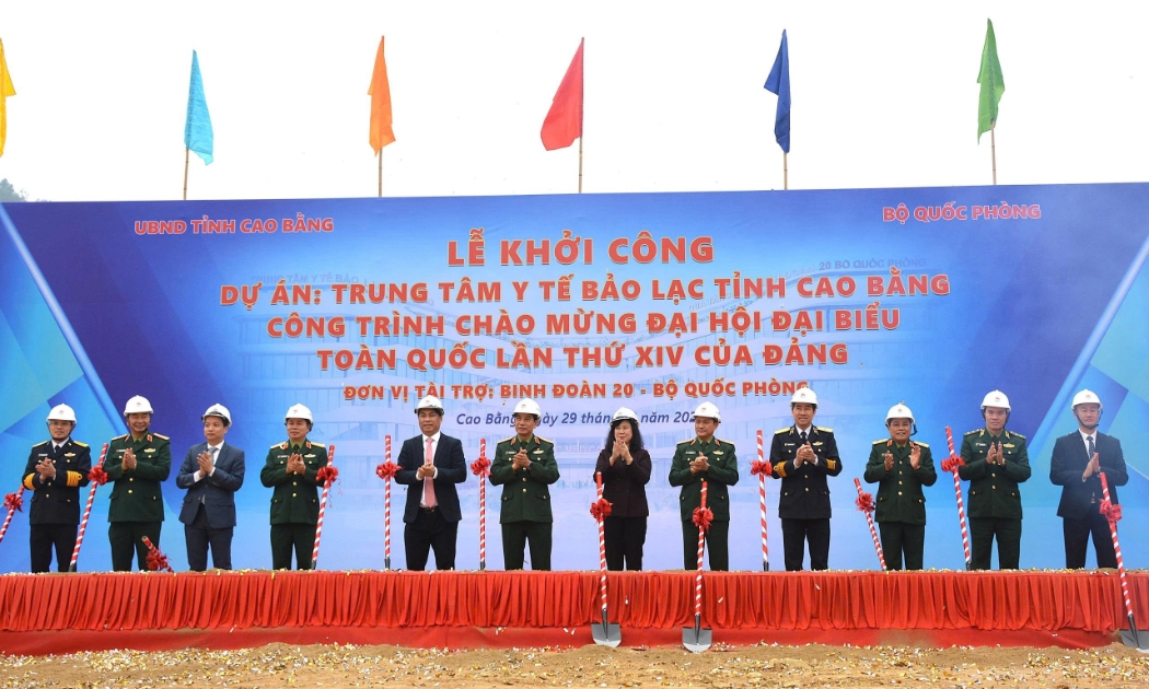 Khởi công xây dựng Trung tâm y tế trị giá 200 tỷ đồng tại Cao Bằng