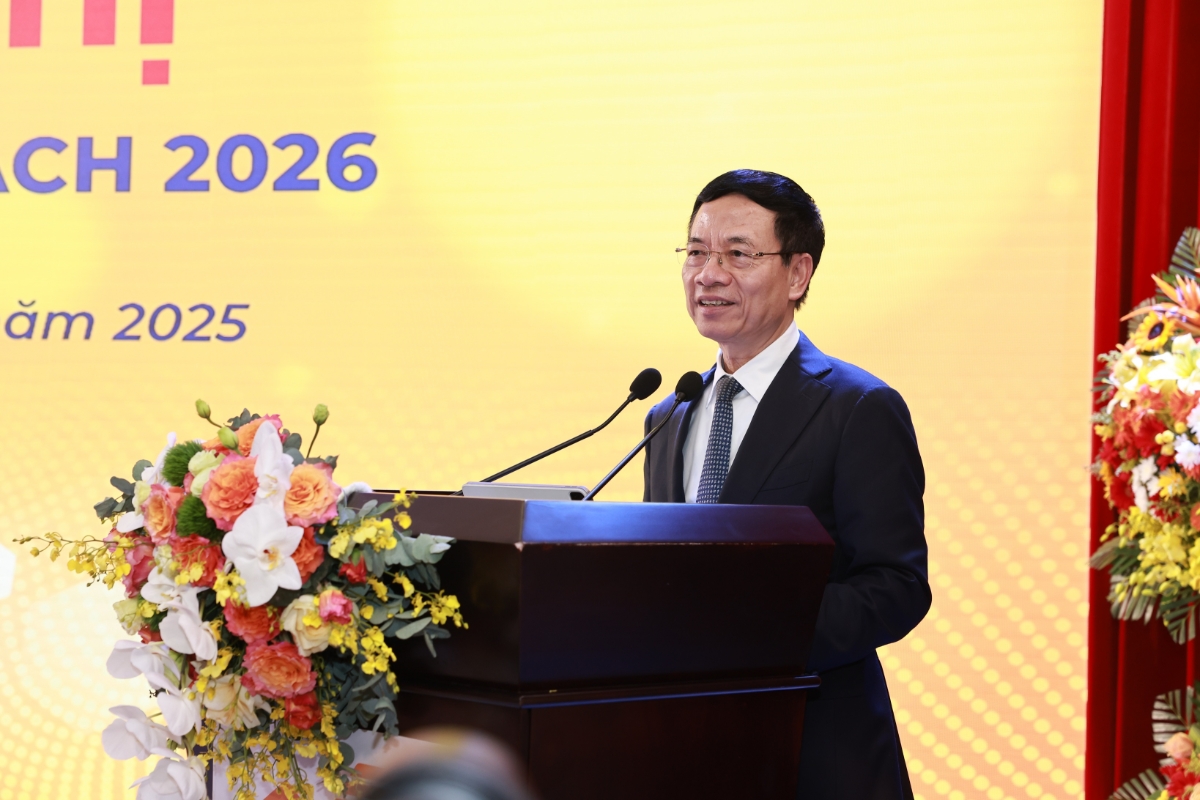 Bộ trưởng Bộ Khoa học và Công nghệ Nguyễn Mạnh Hùng: Bưu chính phải đứng ở trung tâm của hệ sinh thái số kinh tế Việt Nam.