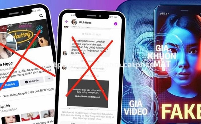 Các đối tượng khai thác AI để thực hiện hàng loạt hình thức giả mạo ở mức độ cao, từ giả mạo khuôn mặt, hình ảnh, video cho đến giọng nói. Ảnh minh họa