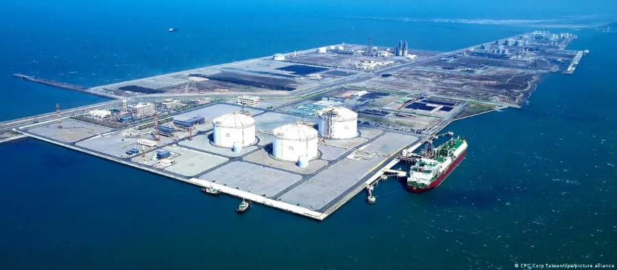 Đài Loan tiếp tục nhập khẩu năng lượng Nga ở mức ổn định bất chấp các lo ngại. Ảnh: CPC Corp Taiwan/dpa/picture alliance