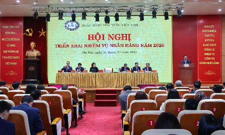 Thủ tướng cơ bản đồng ý với nhiệm vụ, giải pháp trọng tâm năm 2026 của ngành ngân hàng như trong báo cáo của NHNN và ý kiến của các đại biểu; đồng thời nhấn mạnh 8 nội dung trọng tâm (Ảnh: VGP/Nhật Bắc)