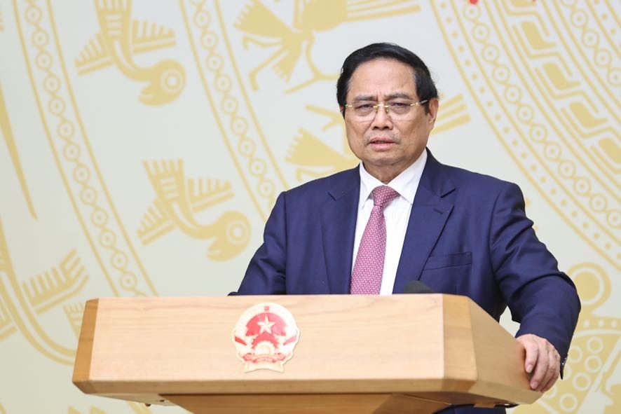 Thủ tướng Chính phủ Phạm Minh Chính:&nbsp;tất cả các chủ thể liên quan phải tích cực, chủ động vào cuộc. Ảnh VPG.