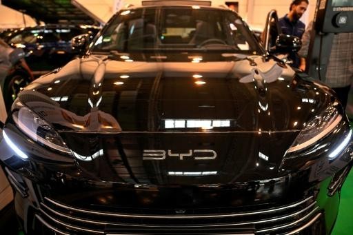 Hãng xe Trung Quốc BYD đang tìm cách mở rộng doanh số bán xe điện tại các thị trường nước ngoài. Ảnh: AFP