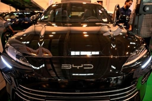Hãng xe Trung Quốc BYD đang tìm cách mở rộng doanh số bán xe điện tại các thị trường nước ngoài. Ảnh: AFP
