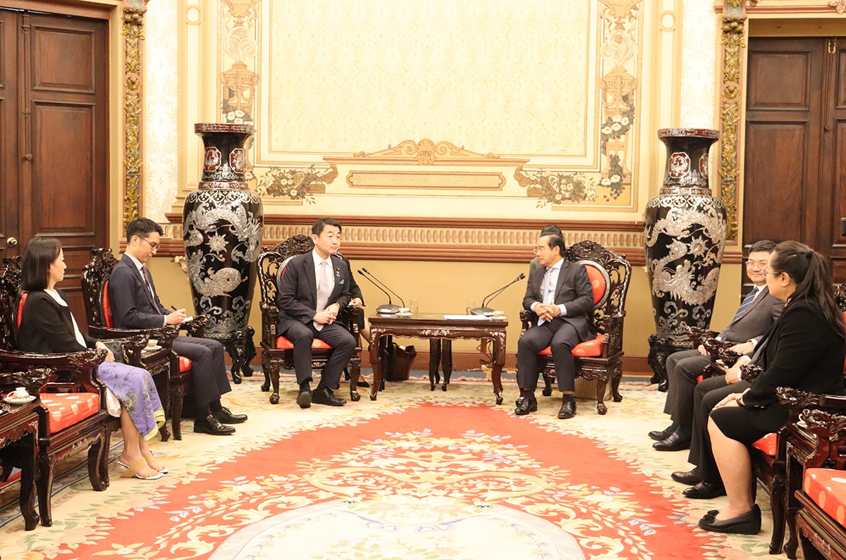 Toàn cảnh buổi tiếp - Ảnh: Cổng thông tin điện tử TP. Hồ Chí Minh.