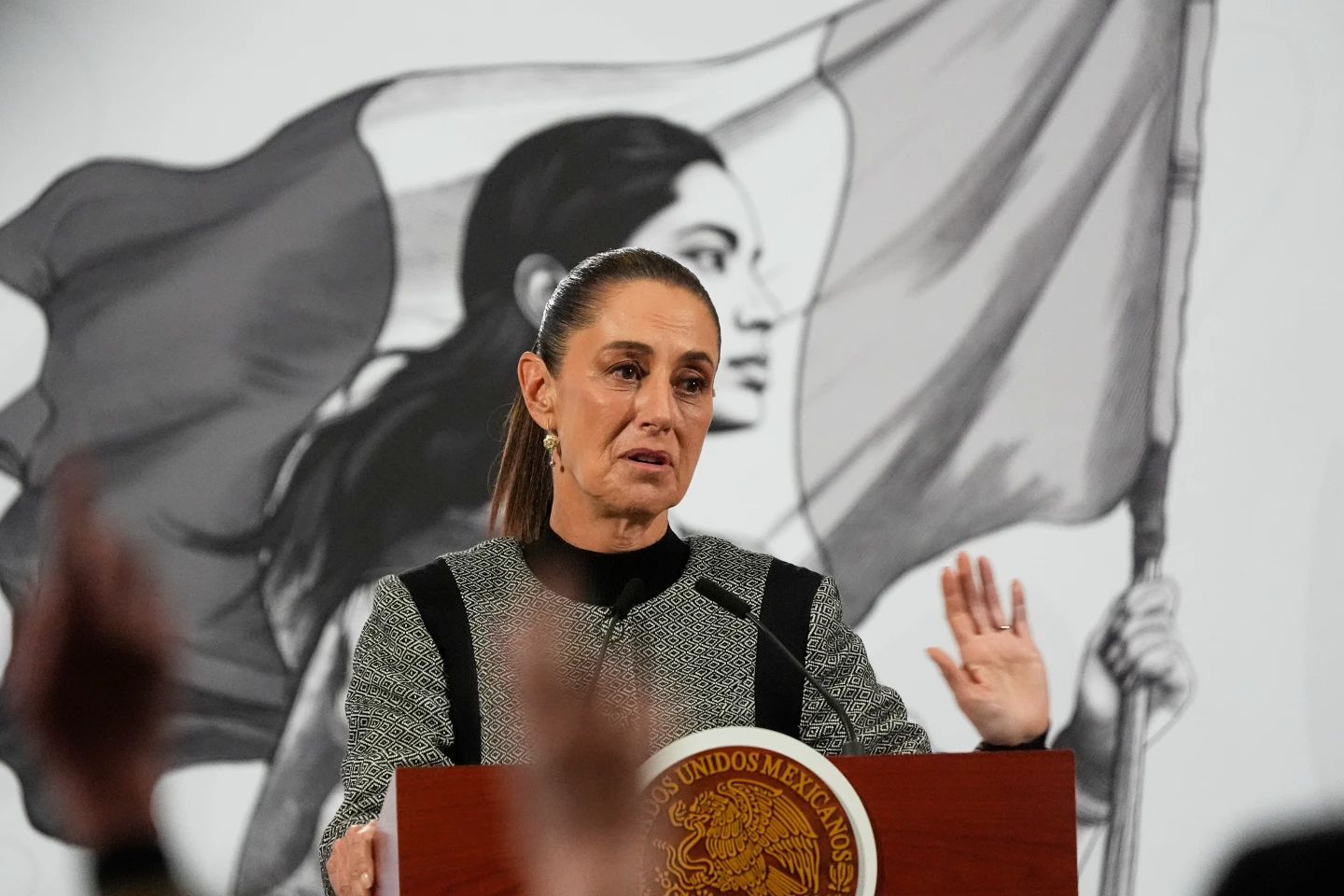 Tổng thống Mexico Claudia Sheinbaum - Ảnh: AP