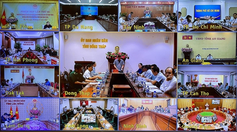 Các địa phương tham dự cuộc họp - Ảnh: VGP