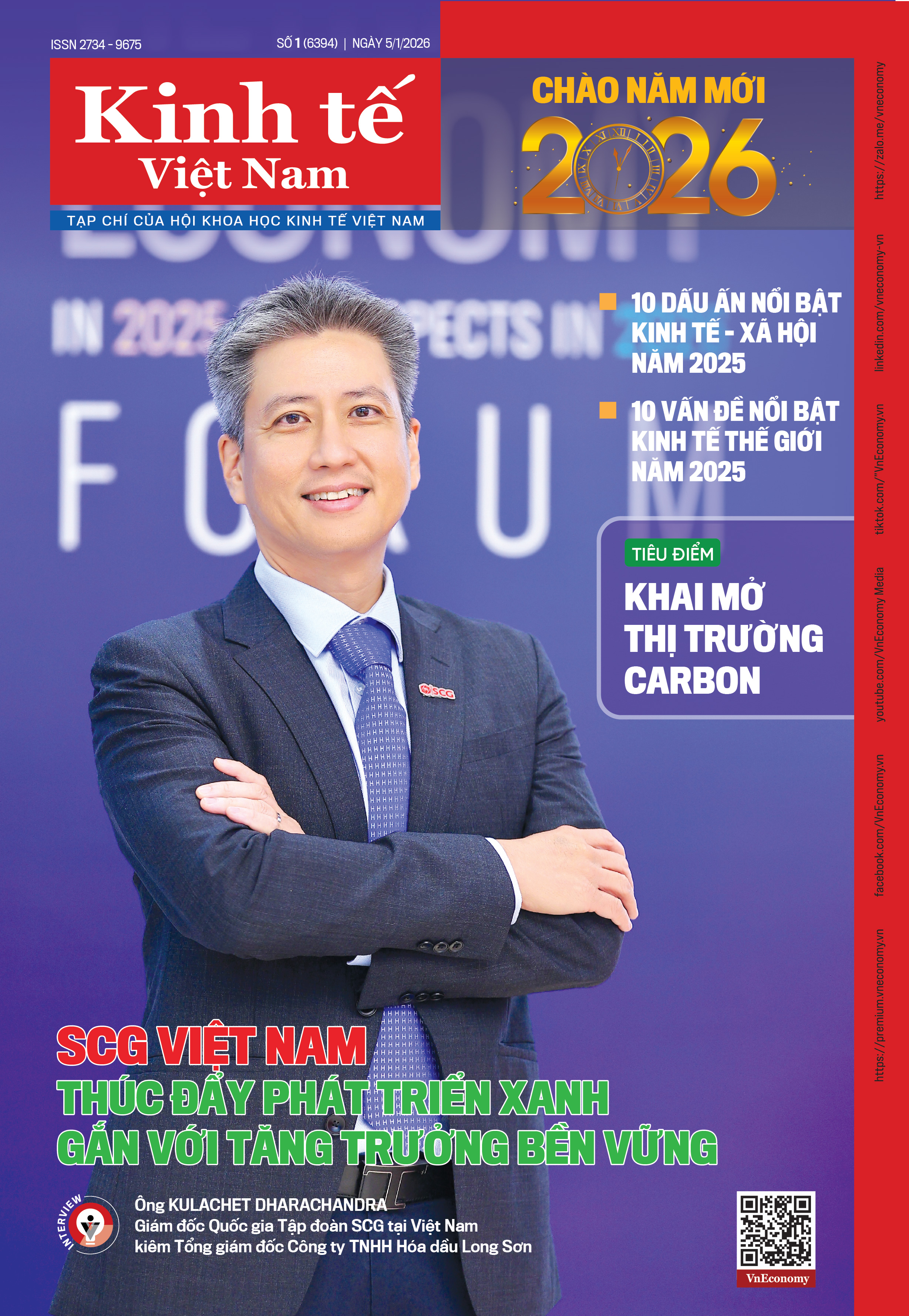 Tạp chí Kinh tế Việt Nam số 1-2026