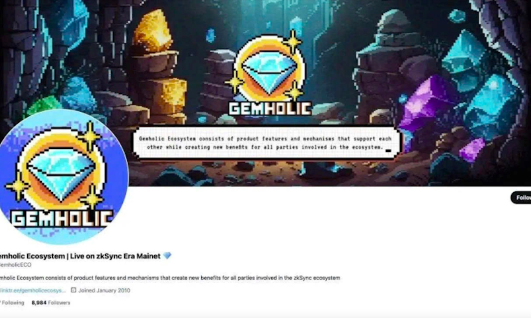 Website Gemholic.world được các đối tượng lập để kêu gọi đầu tư vào đồng tiền ảo GEMS - Ảnh: Công an Hải Phòng.