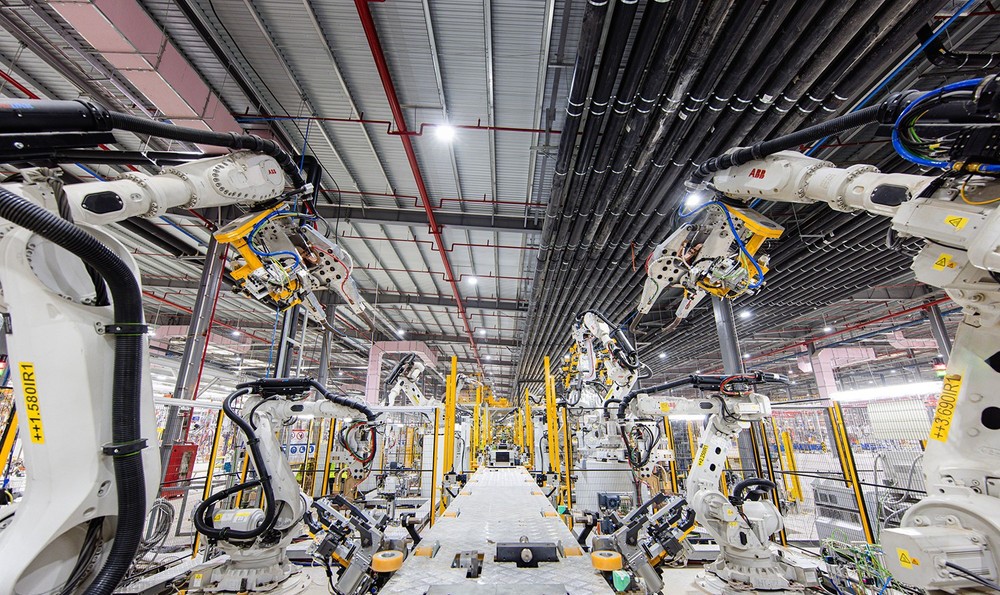 Nhà máy sản xuất ô tô điện VinFast Hà Tĩnh. Ảnh: Loan Nhất