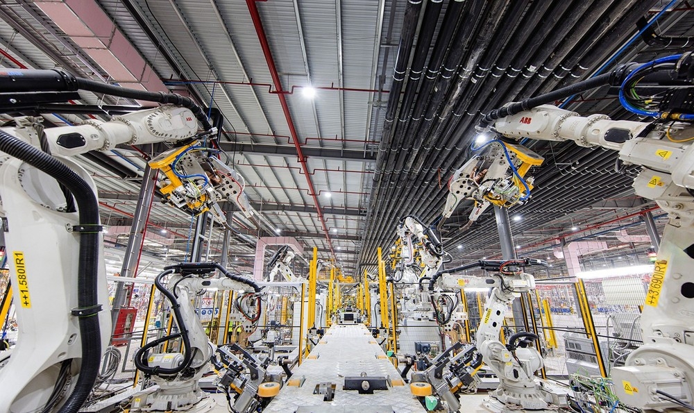 Nhà máy sản xuất ô tô điện VinFast Hà Tĩnh. Ảnh: Loan Nhất