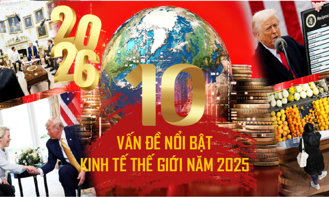 10 vấn đề nổi bật kinh tế thế giới năm 2025
