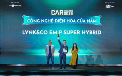 Lynk & Co khẳng định vị thế tiên phong với giải thưởng Công nghệ điện hoá của năm 2025