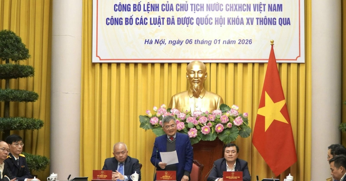 Công bố lệnh của Chủ tịch nước về Luật Thương mại điện tử