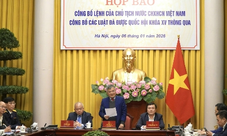 Văn phòng Chủ tịch nước đã công bố lệnh của Chủ tịch nước công bố Luật Thương mại điện tử cùng 11 luật khác vừa được Quốc hội thông qua.