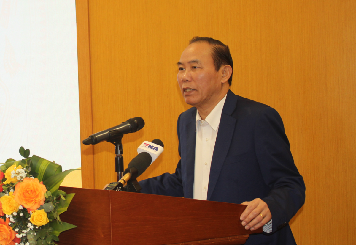 Ông Phùng Đức Tiến - Thứ trưởng Bộ Nông nghiệp và Môi trường. Ảnh Chu Khôi.